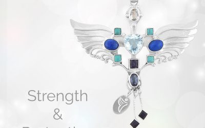 Gemstones in Archangel Michael Pendant