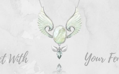 The Divine Feminine Angel Necklace For Your Personal Power