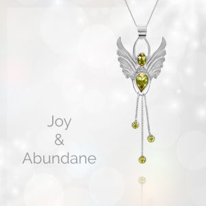 Angel of joy pendant in citrine, 