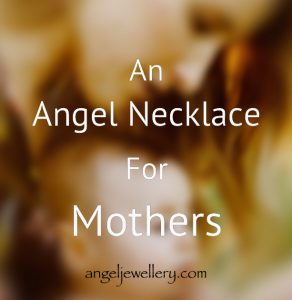 angel necklace for motherhood