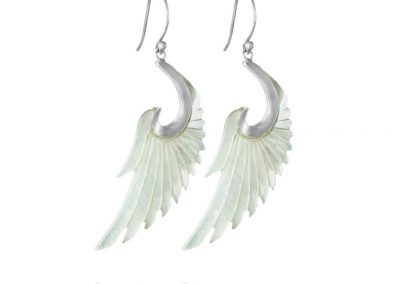 angel wings earrings