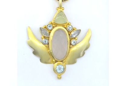Archangel chamuel pendant necklace talisman