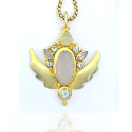 Archangel chamuel pendant necklace talisman